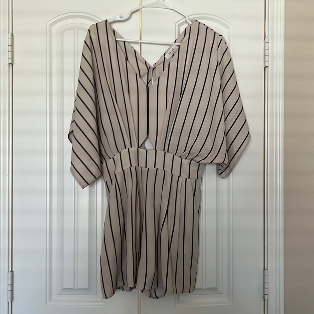 Open back romper